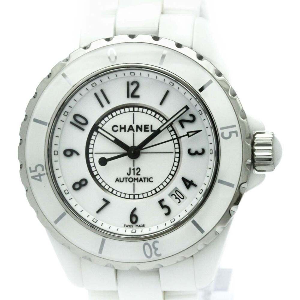 CHANEL J12 Ceramic Automatic Mens Watch H0970 Polished